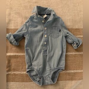 GAP Denim Blue Baby Shirt